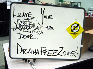 Drama Free Zone (Click to enlarge)