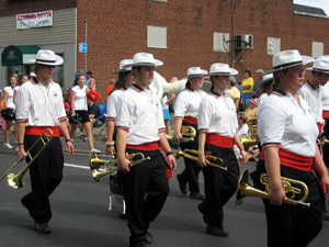 High school marching band (Click to enlarge)