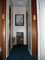 Poopdeck upstairs hallway (Click to enlarge)