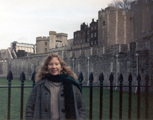 Alyce at the Tower of London (Click to enlarge)