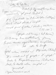 Coke-In letter - notes (Click to enlarge)