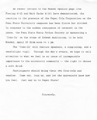 Coke-In letter #4 (Click to enlarge)