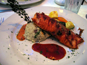 Salmon dinner (Click to enlarge)