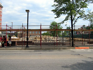Schlow Library, as rubble (Click to enlarge)