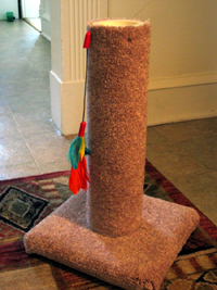 Scratching post (Click to enlarge)