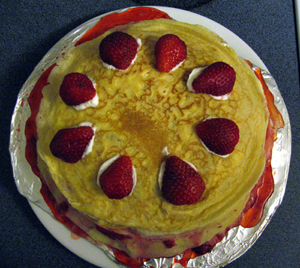 Crepe cake (Click to enlarge)