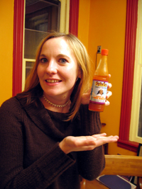 Sister with sauce (Click to enlarge)