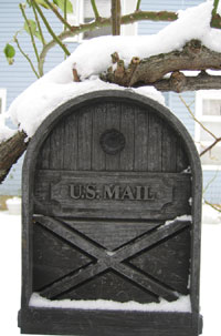 Snow mailbox (Click to enlarge)