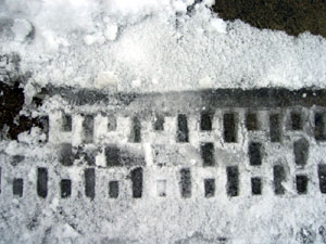 Tracks in snow (Click to enlarge)