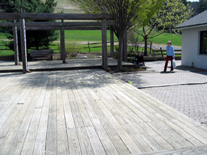 Deck at Tussey Mountain (Click to enlarge)