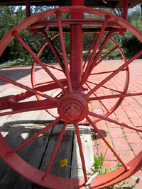 Wagon wheels, close up (Click to enlarge)