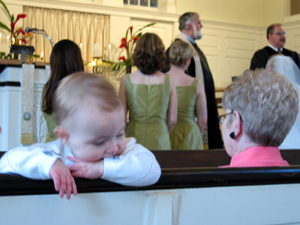 Baby at wedding (Click to enlarge)