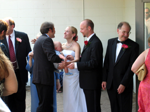 Receiving line (Click to enlarge)