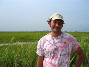 Alyce's brother at the Wetlands Institute (Click to enlarge)